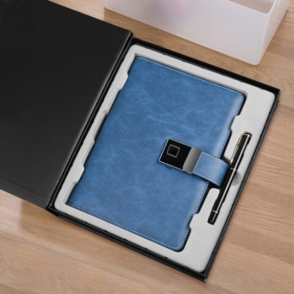 Smart Lock Fingerprint Wireless Charging Notebook For Cheap - Image 2