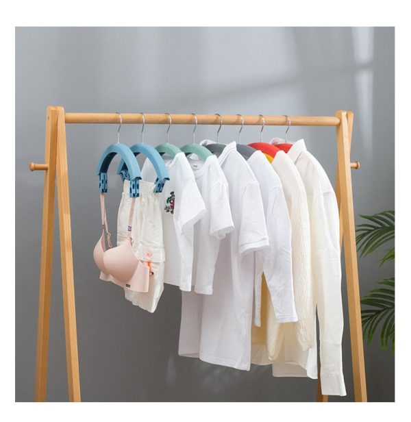 Three-Layer Rotating Cloth Hangers with Clips Cheap - Image 4