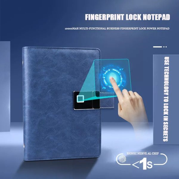 Smart Lock Fingerprint Wireless Charging Notebook For Cheap - Image 3