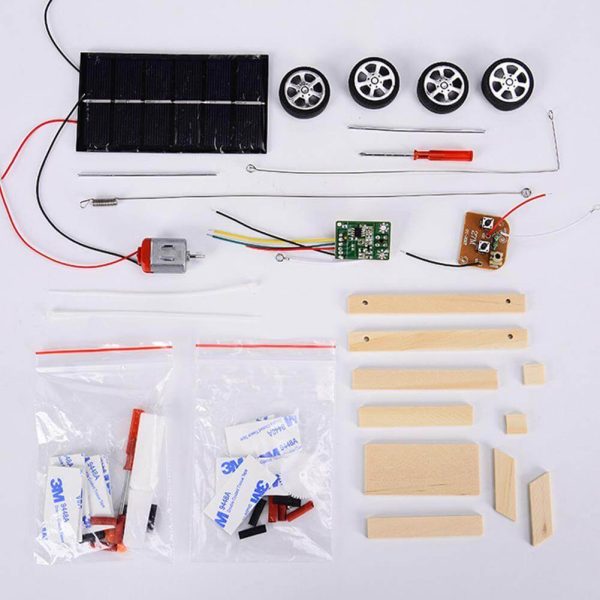 DIY Creative Children Solar Car Kit For Cheap - Image 3